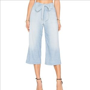 Crop Palazzo in Stretch Chambray - 7 for All Mankind